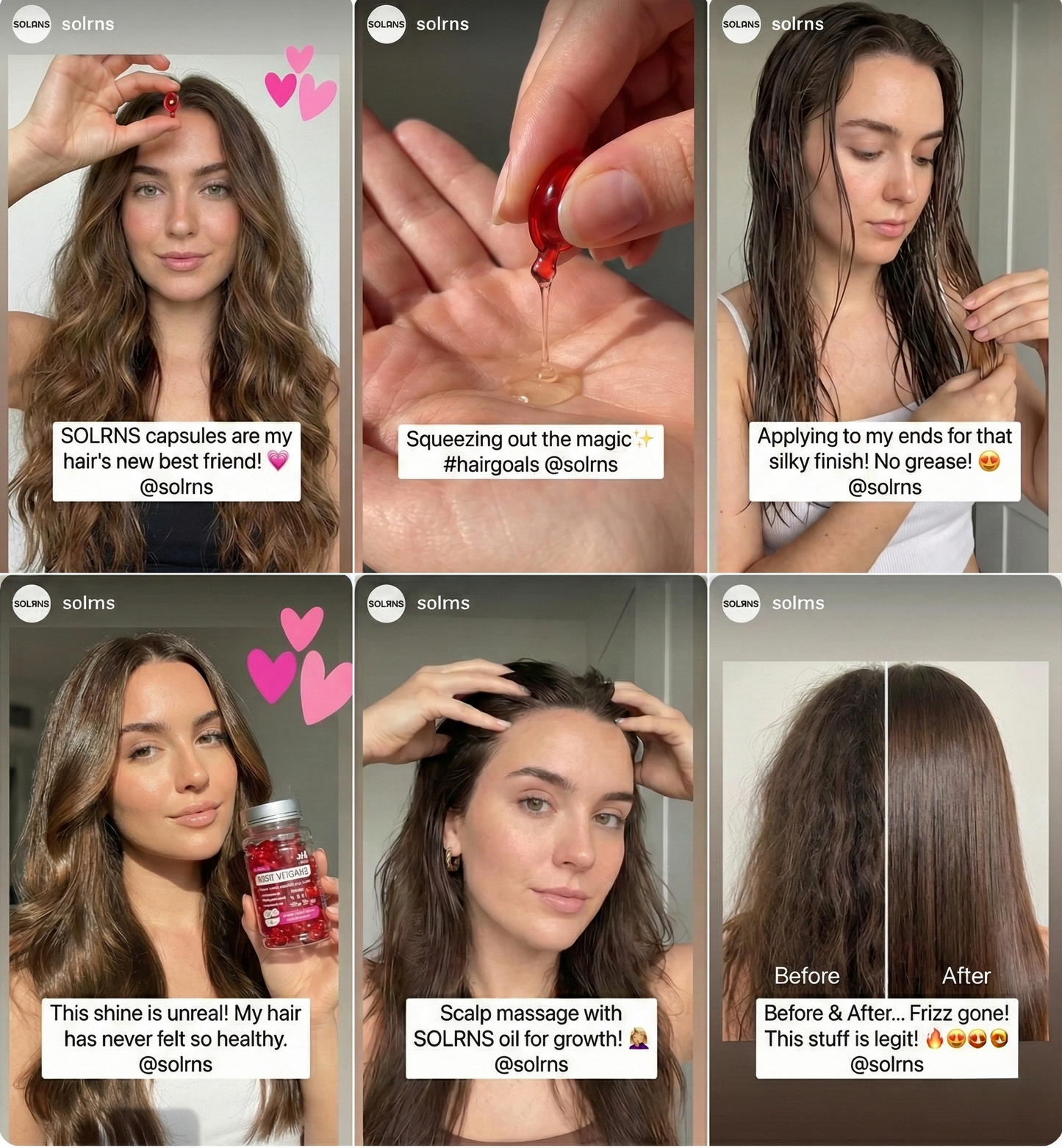 Solrns Moroccan Argan Hair Vitamin Oil