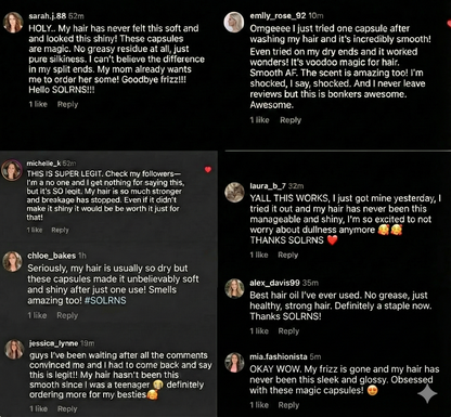 Solrns Moroccan Argan Hair Vitamin Oil